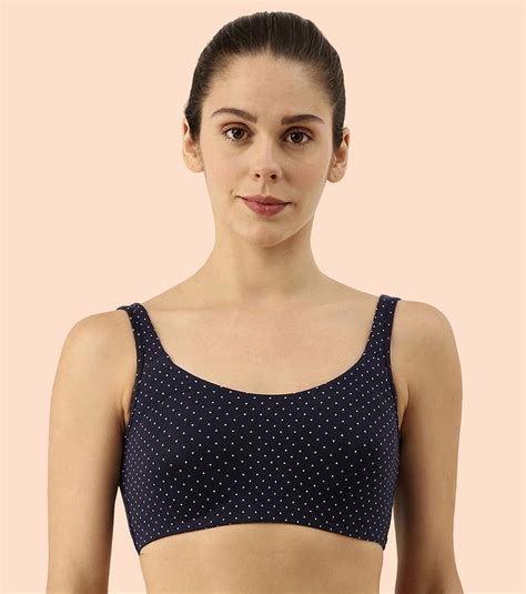 Enamor Low Impact Women's Cotton Everyday Sports Bra - All Day Comfort