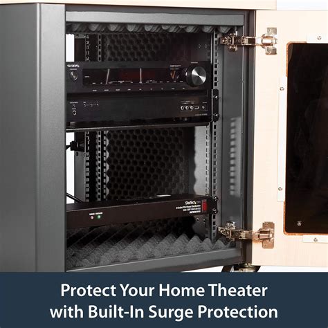 Buy StarTech.com 8 Outlet Horizontal 1U Rack Mount PDU Power Strip for ...