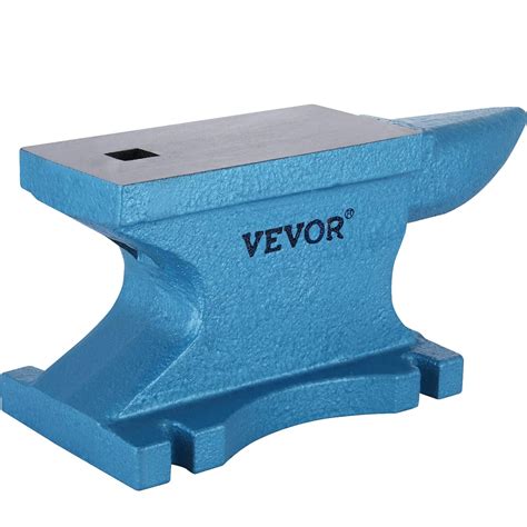 VEVOR Single Horn Anvil 55Lbs, Cast Iron Anvil Blacksmith Withstands ...