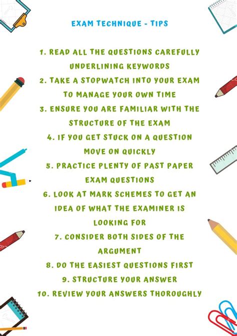 Image result for How to Exam Tips