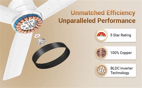 Buy Havells 1200mm Ambrose Slim BLDC Ceiling Fan | Premium Finish ...