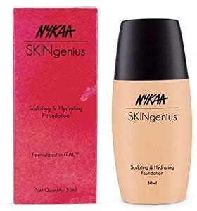 NYKAA SKINgenius Sculpting & Hydrating Foundation - Almond Beige 02 ...