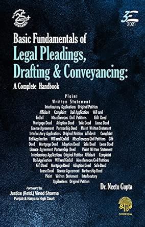 Buy Basic Fundamentals of Legal Pleadings, Drafting and Conveyancing ...