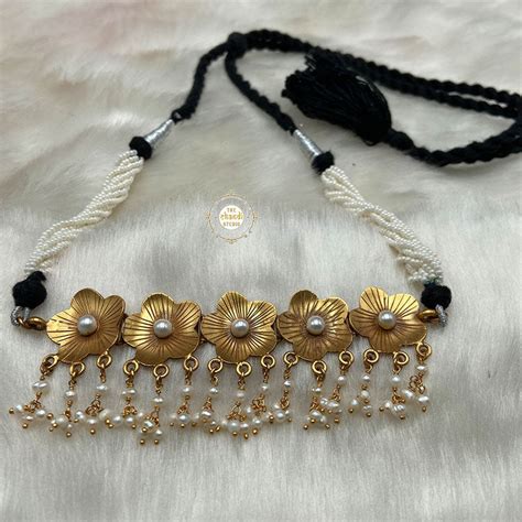 Full Gold Jasmine Pearls Of Joy Necklace – The Chandi Studio