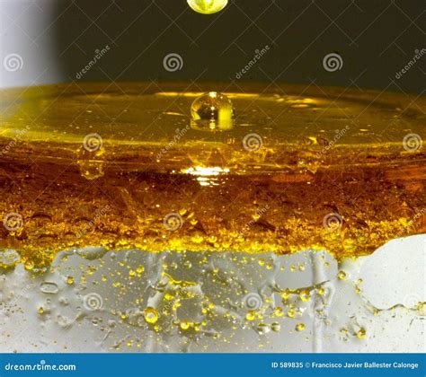 Oil Water Mix stock image. Image of drop, geometry, glass - 589835