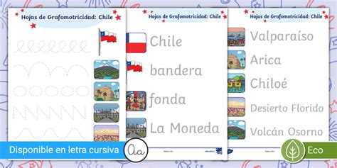 Hojas de Grafomotricidad Chile