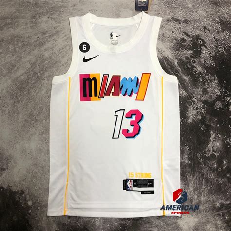 Homens 2023NBA Camisa Miami Heat Bam Adebayo Blanco De Basquete Jersey ...