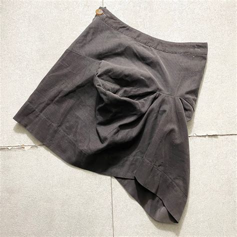 VIVIENNE WESTWOOD asymmetrical design corduroy skirt | NOIR ONLINE