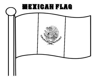 Mexico Flag Coloring Pages For Kids [2025]