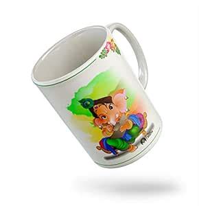 Buy Tee Mafia Ganpati Bappa Morya Mug Mug with Print | Lord Ganesha ...