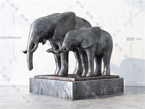 不锈钢镂空大象雕塑 - 卓景雕塑公司