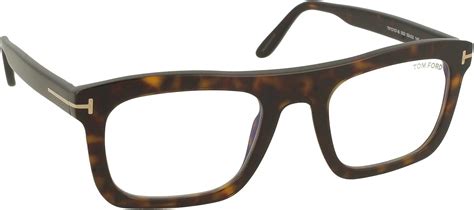 Buy Eyeglasses Tom Ford FT 5757 -B 052 Shiny Classic Dark Havana,t Logo ...