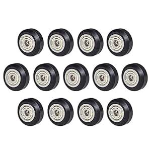 3D Printer Rollers v Slot POM Pulley/Clear Ender 3 Bed Wheels 625zz for ...