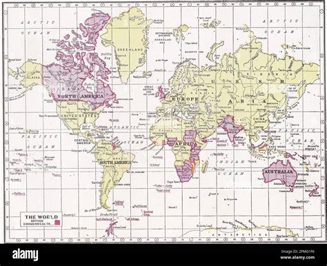 Vintage map europe 1930s hi-res stock photography and images - Alamy