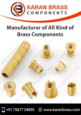 brass inserts, brass moulding inserts, brass knurling inserts, brass ...