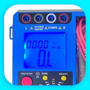 Metravi DIT-321 Digital Insulation Tester upto 40G.Ohms with built-in ...
