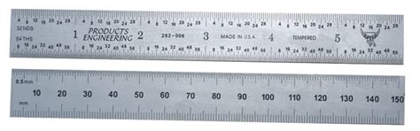 RS PRO | RS PRO 150mm Steel Imperial, Metric Ruler, With UKAS ...