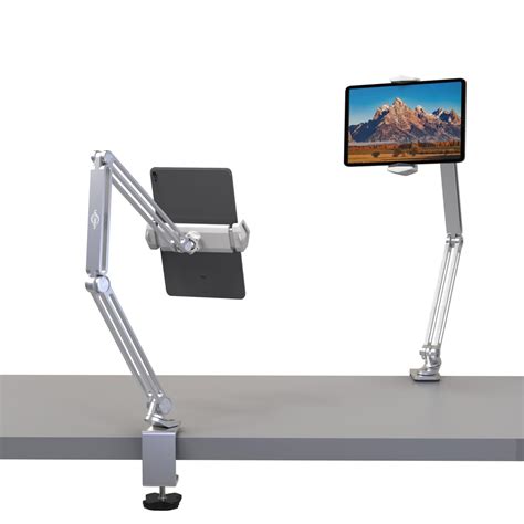 Kabcon Tablet Stand Holder Mount With Grip Extended Long Arm ...