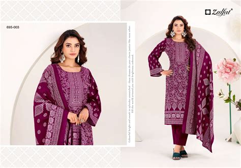 ZULFAT DESIGNER SUITS SUFI PASHMINA DIGITAL PRINT WINTER WEAR SUITS AT ...