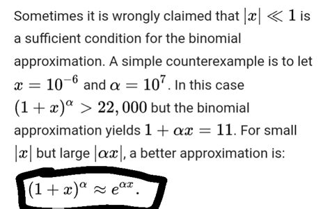 Image result for Binomial Approximation Examples