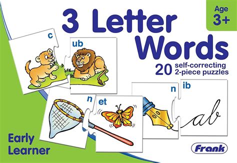 Buy Frank Early Leaner Pack - 3 Letter Words - 20 self-Correcting | 2 ...