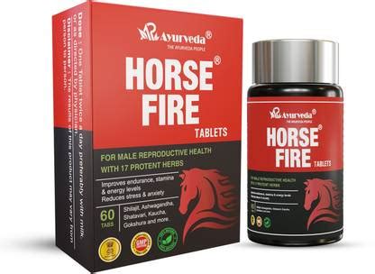 A R Ayurveda Horse Fire Tablets - Ayurvedic Stamina Booster For Men ...