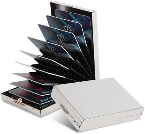 OFIXO Credit Card Holder Protector Stainless Steel Credit Card Wallet ...