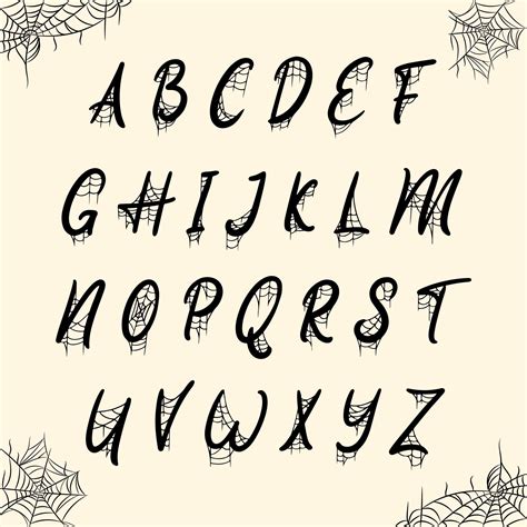 Spooky Printable Halloween Letters | Printablee