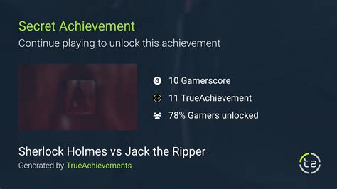 Handyman achievement in Sherlock Holmes vs Jack the Ripper (EU)