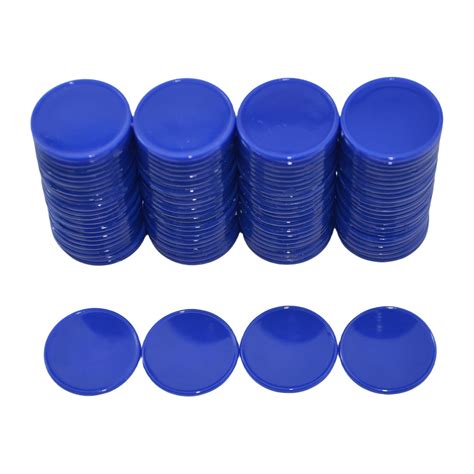 Smartdealspro Set of 100 25MM/1 Inch Opaque Plastic Learning Counting ...