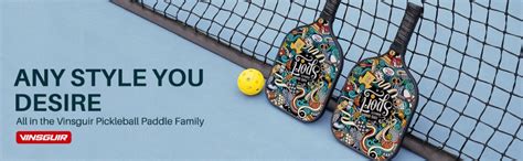Vinsguir Pickleball Paddle - 2 Premium Graphite Rackets Honeycomb ...