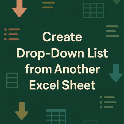 How to Create a Drop-Down List from Another Sheet in Excel - Excel Insider