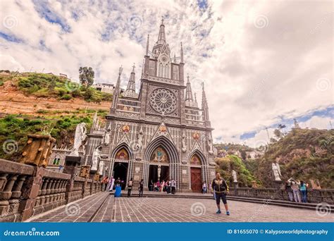 Las Lajas Colombian Catholic Church, Ipiales, Colombia Editorial Image ...