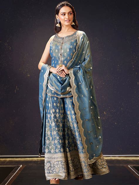 Buy Kurta Palazzo Sets for Women | Suvidha Fashion