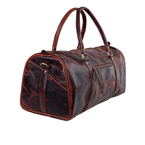 Bon Voyage Carry-On Duffel Bag | Leather Travel Bag | MaheTri