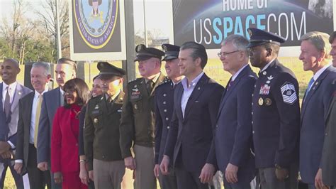 Hegseth in Huntsville for symbolic event in Space Command HQ relocation ...