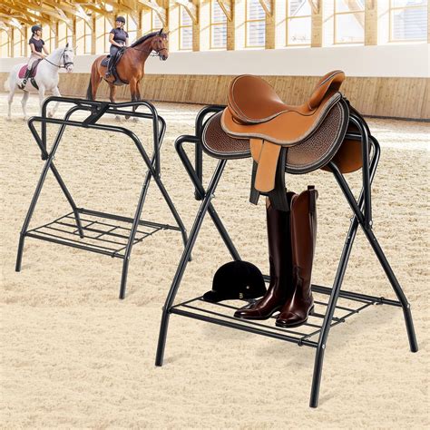 VEVOR Folding Saddle Rack, 2 Packs Freestanding India | Ubuy