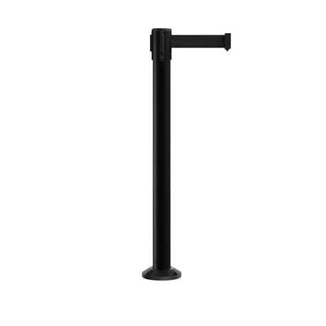 Montour Line Stanchion Belt Barrier Fixed Base Pol.Brass Post 14ft ...