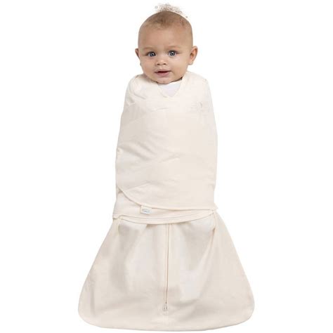 Halo SleepSack Swaddle for Infants, 100% Organic Cotton, Cream, Newborn ...
