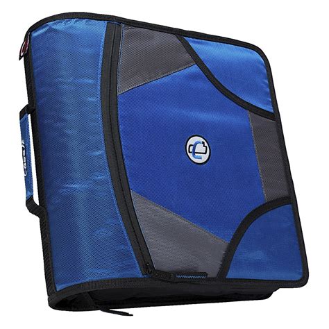 Case-it Zipper Binder with 5 Tab Files, D-Ring, 4 Inches, Blue | Michaels