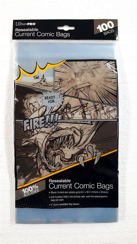 Ultra Pro Comic Book Sleeves with Resealable Flap