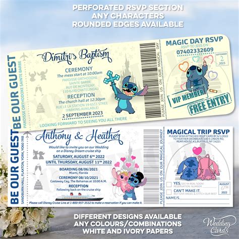 Stitch Birthday Party Ticket Invitation The Creatory | NEW EVENT