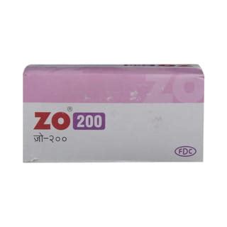 Zo 200 MG Tablet (10): Uses, Side Effects, Price & Dosage | PharmEasy