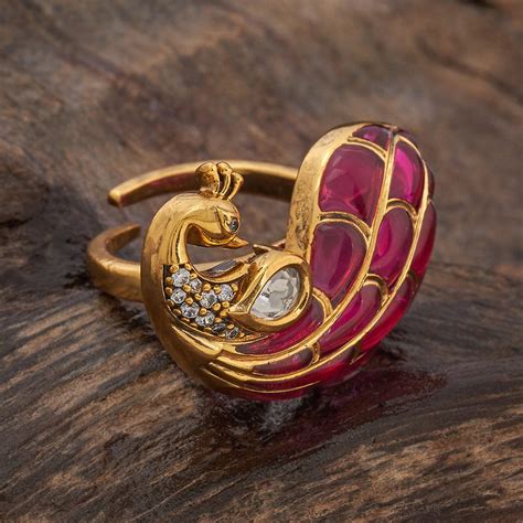 Kundan Finger Ring 182235