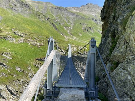 Hängebrücke Greina - wunderschöner Naturschutz