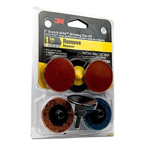 3M 03050 Scotch-Brite 2" Regalite Drill Mounted Automotive Grinding ...