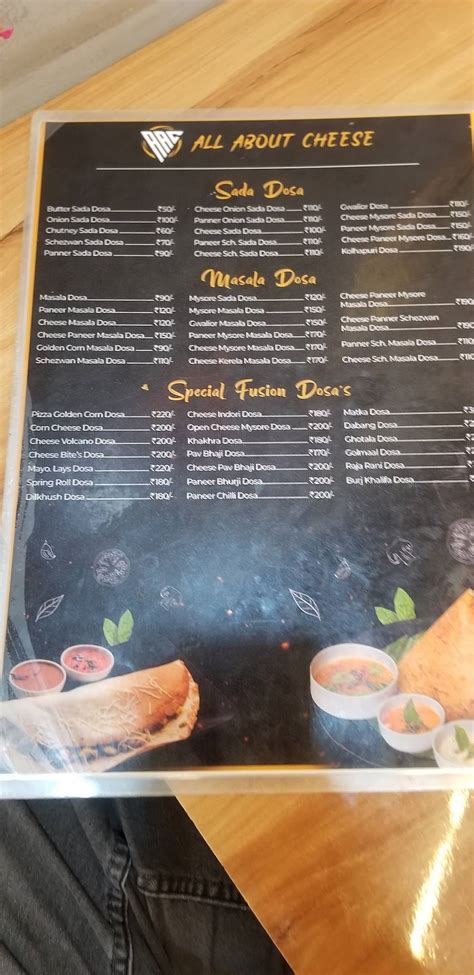 Menu at All About Cheez, Mumbai