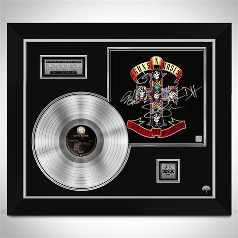 Guns N Roses Appetite For Destruction Platinum LP Limited Signature ...