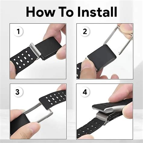 Breathable Silicone Soft Sports Loop Adjustable Replacement Strap for ...