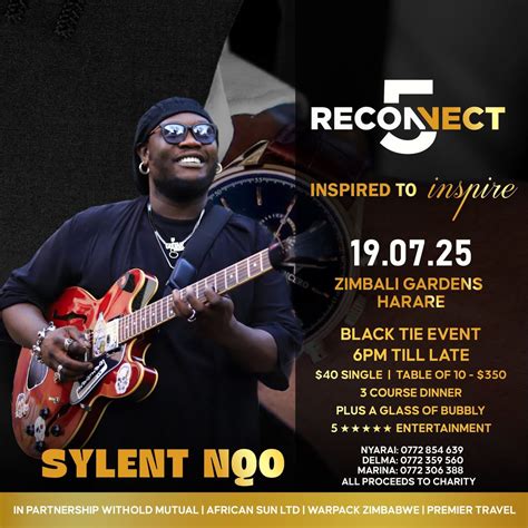 RECONNECT, Zimbali Valley Gardens, Greendale, Harare, 19 July 2025 ...